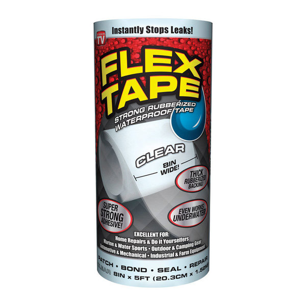 Flex Tape FLEX TAPE CLEAR 8""X5' TFSCLRR0805